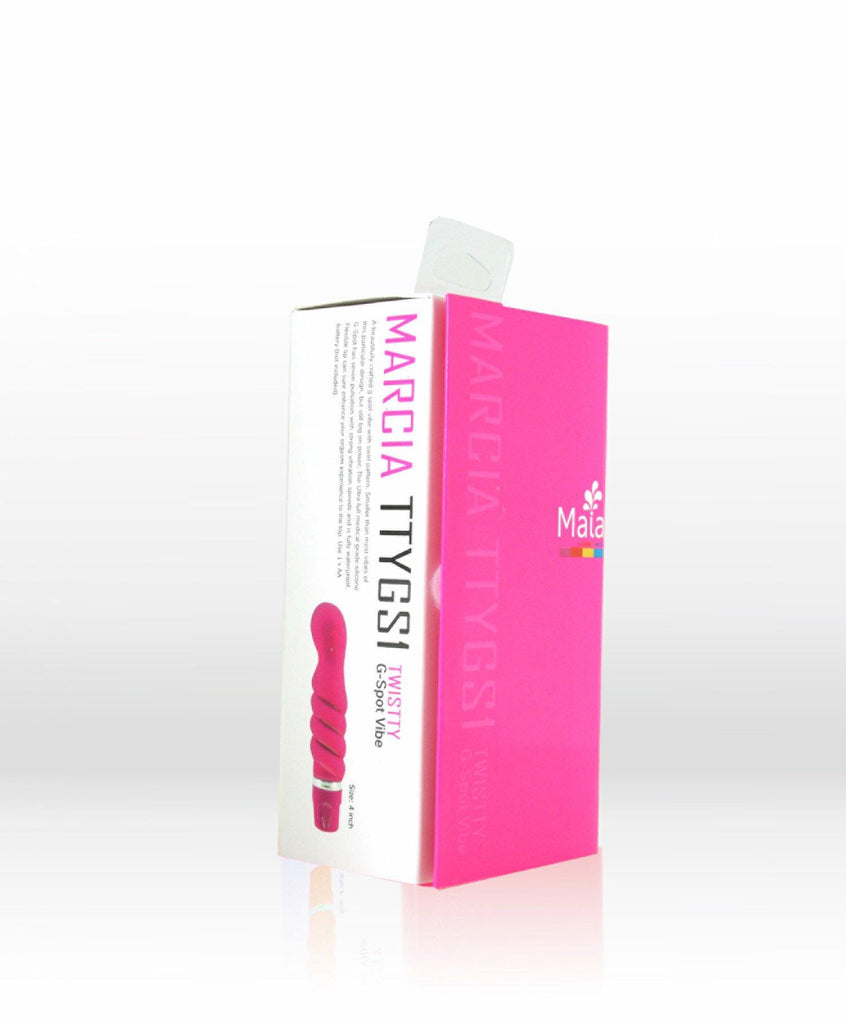 Marcia Twisty G Spot Vibe Silicone Neon Pink