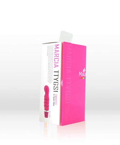 Marcia Twisty G Spot Vibe Silicone Neon Pink