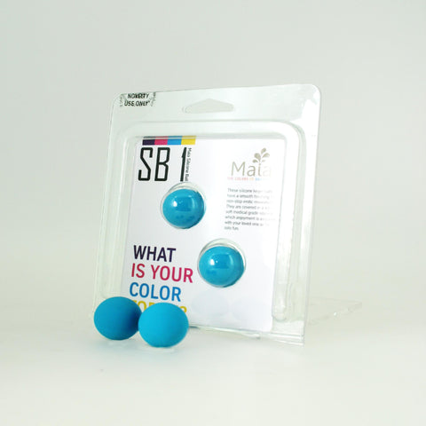 Carrie Kegel Balls Silicone Neon Blue