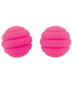 Samantha Twistty Silicone Kegel Balls Pink