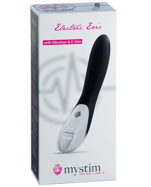 Mystim Electric Eric E Stim Vibrator Sexy Black (net)