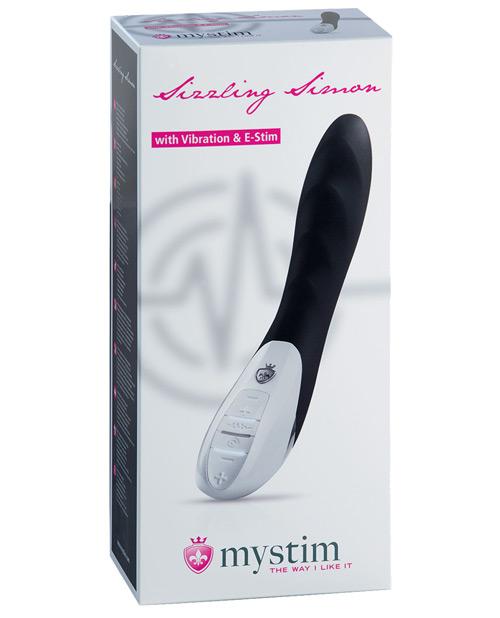 Mystim Sizzling Simon Vibrator Sexy Black (net)