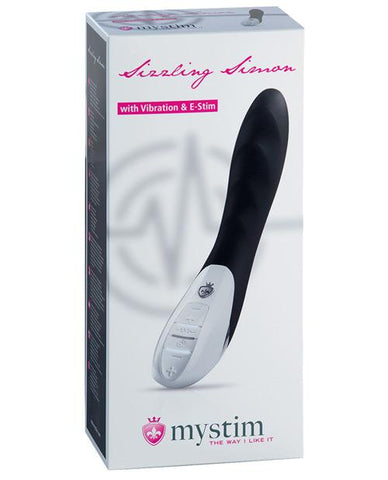 Mystim Sizzling Simon Vibrator Sexy Black (net)