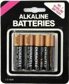 Assorted Aa Batteries 4 Pack