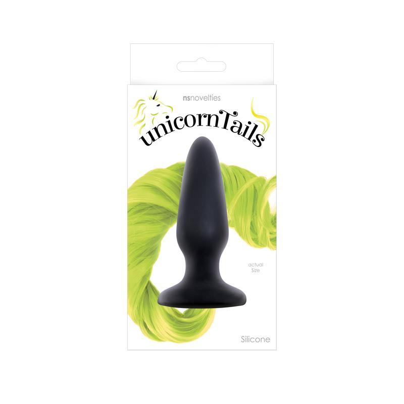 Unicorn Tails Yellow Butt Plug