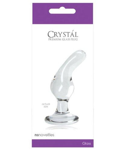 Crystal Glass Plug Clear