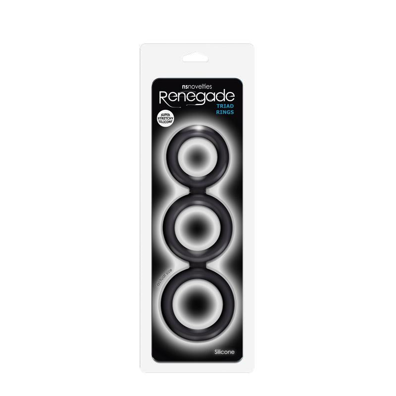 Renegade Triad Cock Ring Black