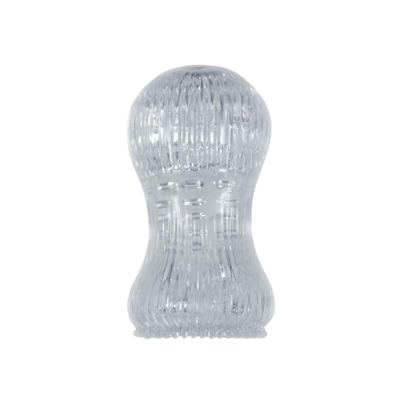 Renegade Grooved Pleasure Stroker Clear