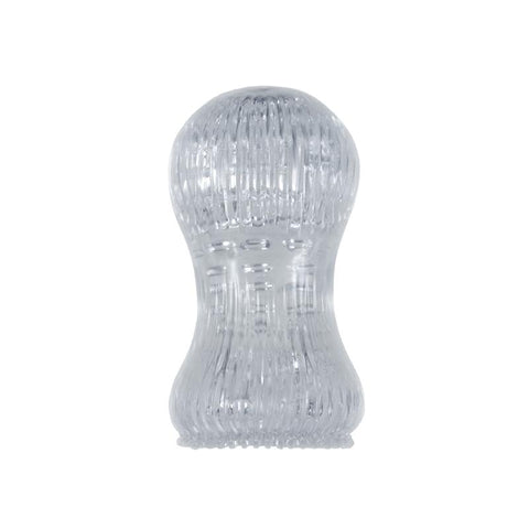 Renegade Grooved Pleasure Stroker Clear