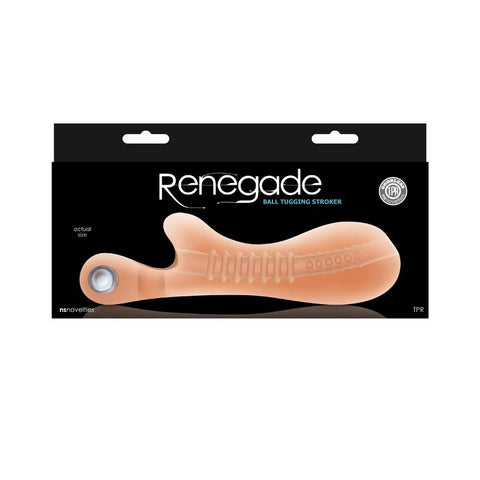Renegade Ball Tugging Stroker White