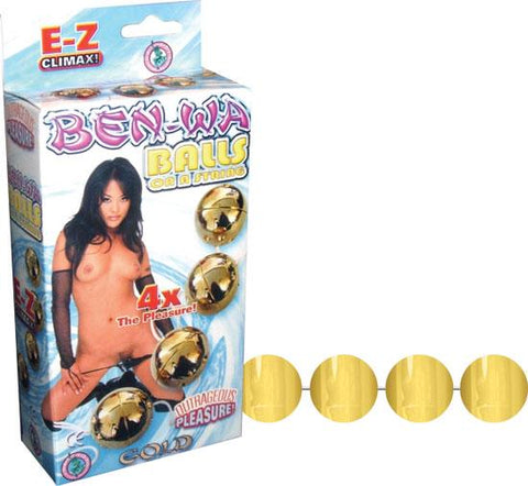 Ben Wa Balls On A String Gold