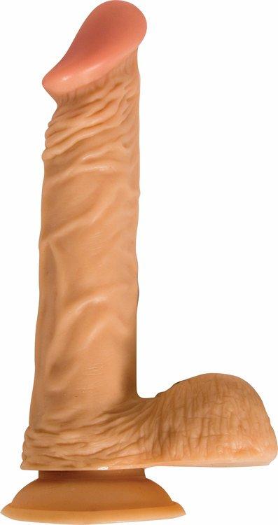 All American Whopper W-balls Vibrating 8in Flesh