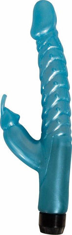 Mini Rabbit Vibro Wand Pearlshine Blue