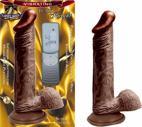 Lifelike Vibrating Black Knight