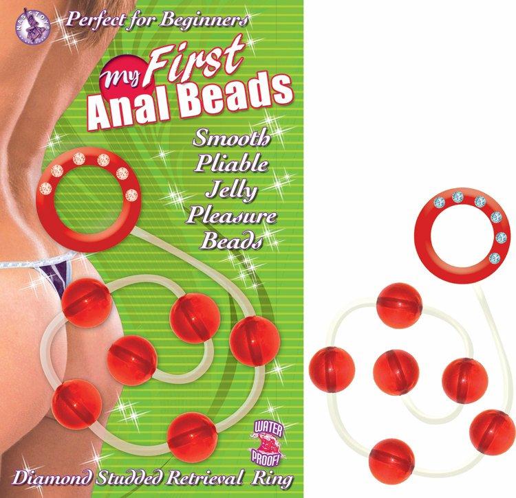 My First Anal Beads Red