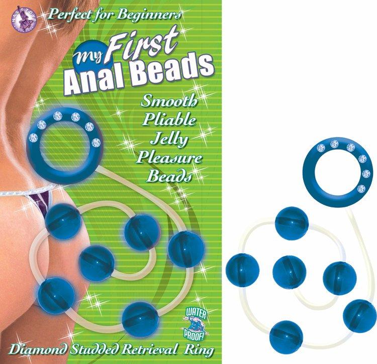 My First Anal Beads Blue