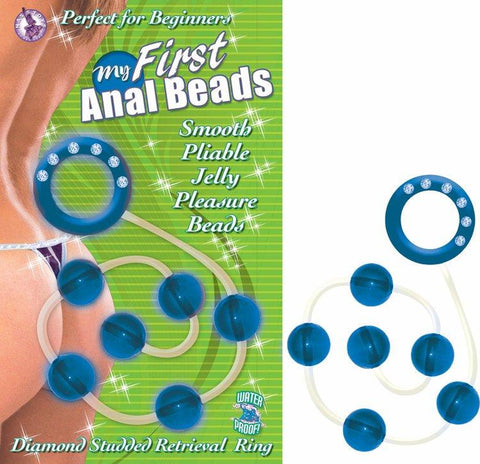 My First Anal Beads Blue