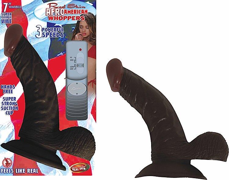 Afro American Whopper 7in W- Balls Brown