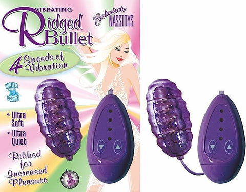 Ridged Bullet Purple Vibrating