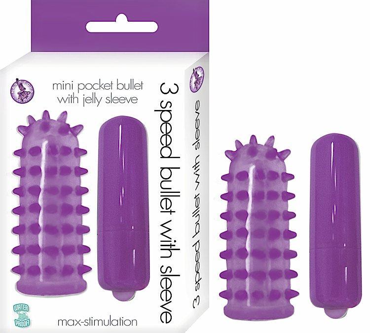 Bullet With Sleeve Purple 3 Speed