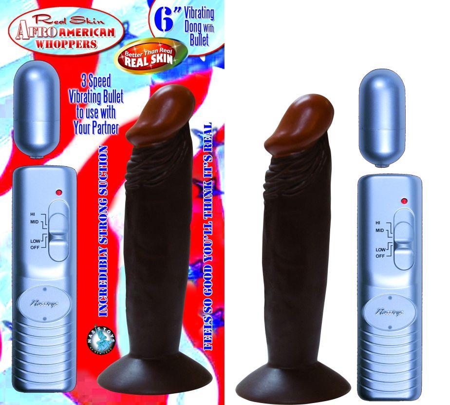 Afro American Whopper Vib. 6in Brown