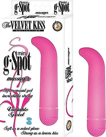 Velvet Kiss Collection Mini G Spot Massager Pink
