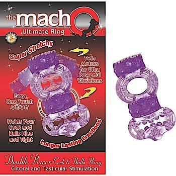 Double Power Cock & Balls Ring