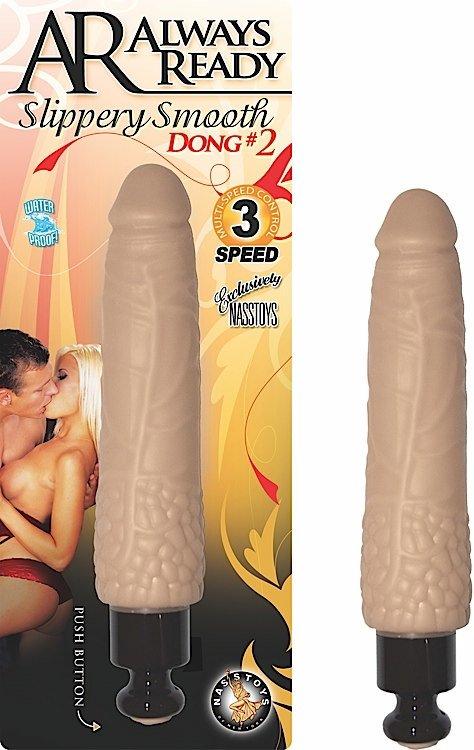 Always Ready Slippery Smooth Dong #2 Flesh