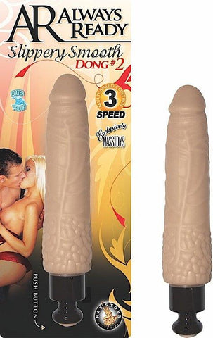 Always Ready Slippery Smooth Dong #2 Flesh