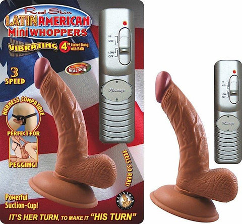 Latin American Mini Whoppers 4in Curved Dong W-balls La