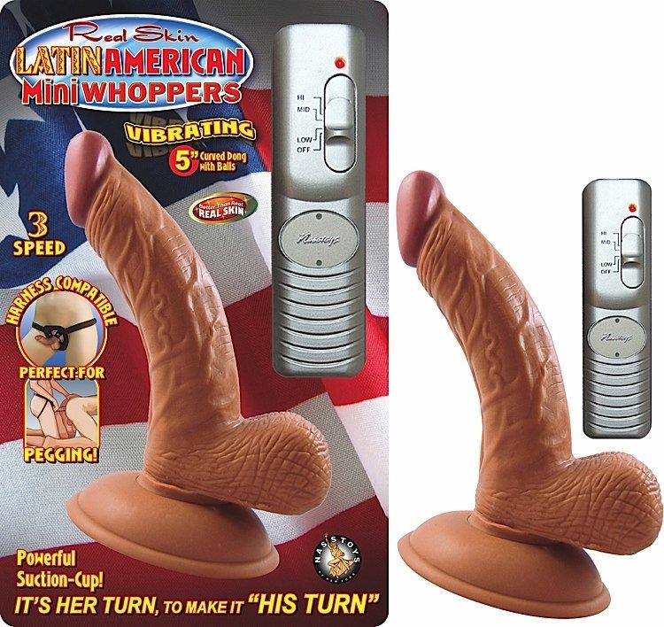 Latin American Mini Whoppers 5in Curved Dong W-balls La