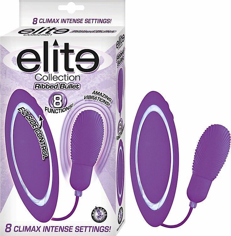 Elite Collection Ribbed Bullet Purple