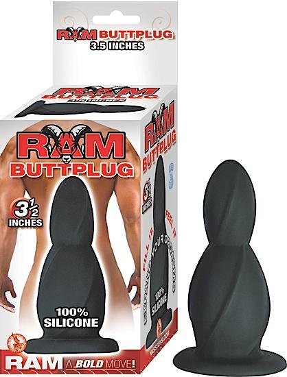 Ram Butt Plug 3.5in Black