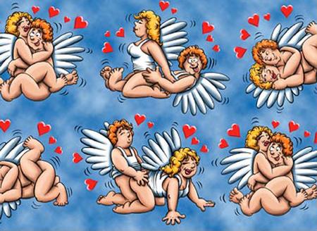 Cupid Angels Gift Wrap