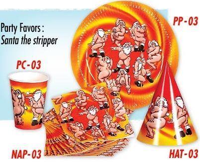 Paper Hats Santa The Stripper