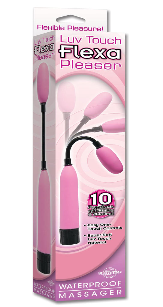 Luv Touch Flexa Pleaser Waterproof Pink Massager