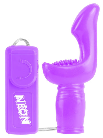 Neon Sexy Snuggler Purple Vibrator