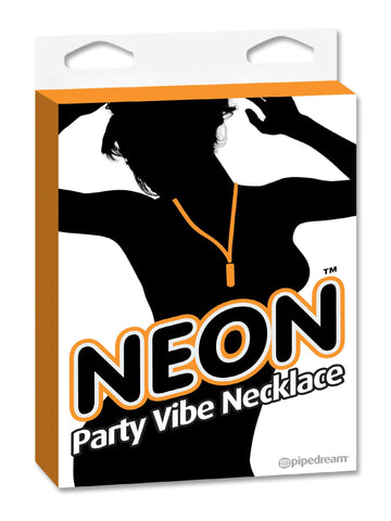 Neon Party Vibe Necklace Orange