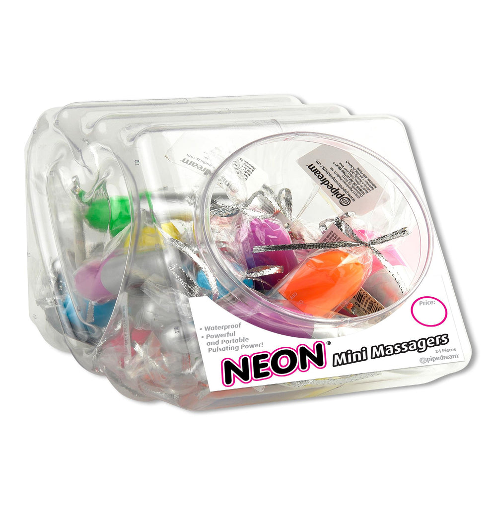 Neon Luv Touch Mini Massagers 24pc Bowl Display