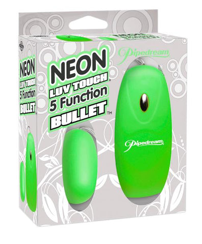 Neon Luv Touch Bullet Green 5 Function