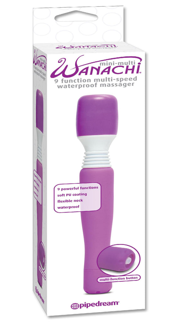 Mini Multi Wanachi 9 Function Multi Speed Massager Pur