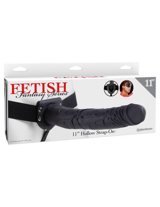 Fetish Fantasy 11 Hollow Strap On Black "