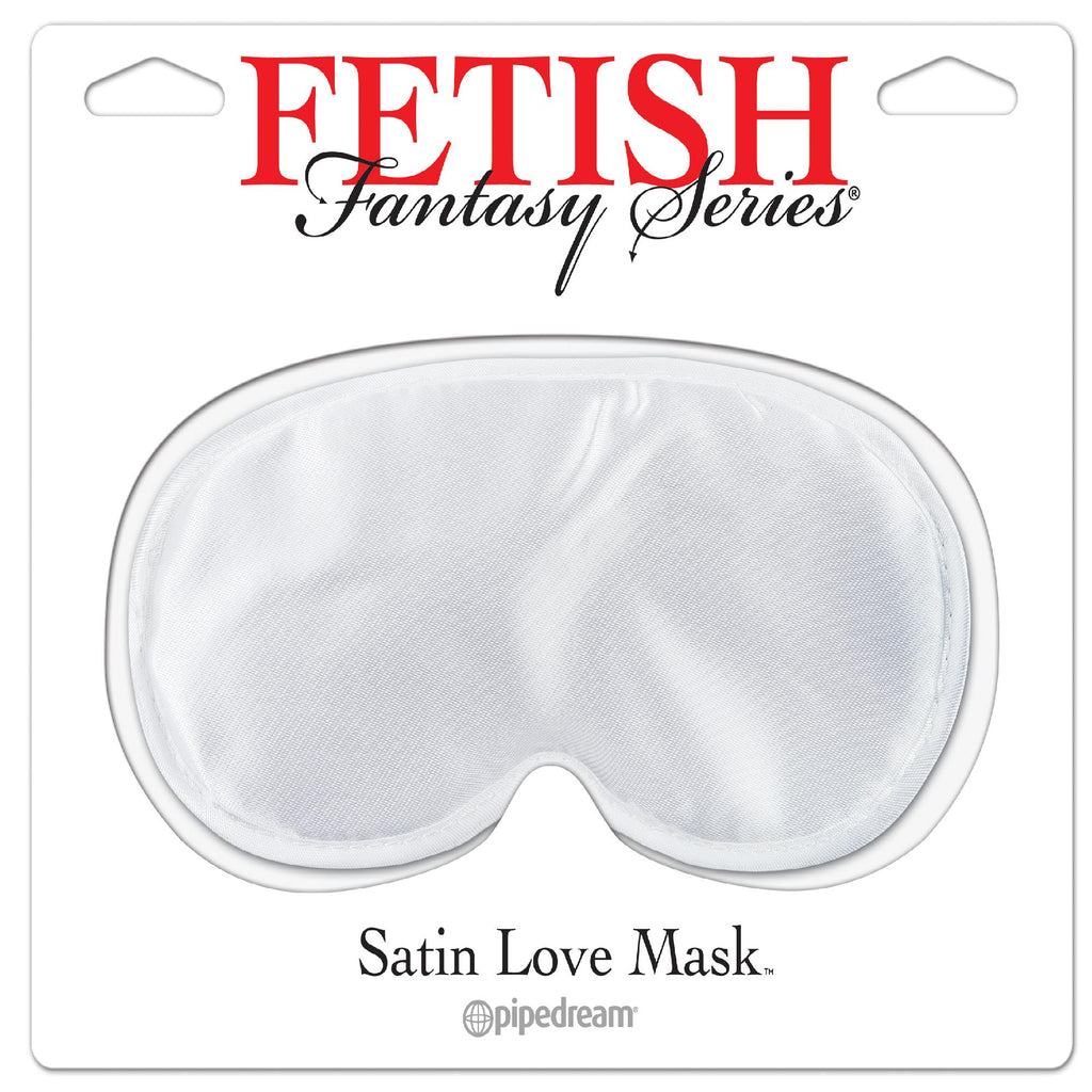 Fetish Fantasy Love Mask-white Satin