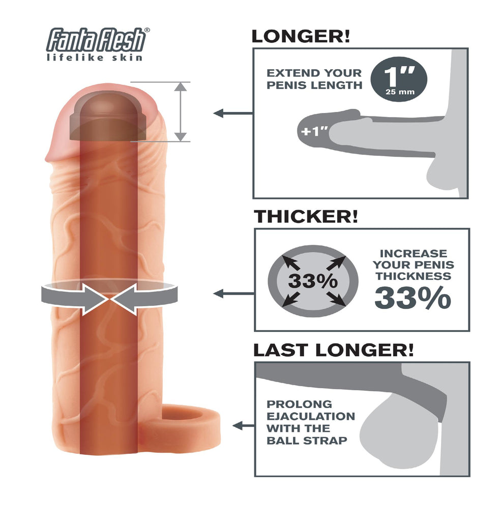 Fantasy X-tensions Perfect Extension 1in W-ball Strap F