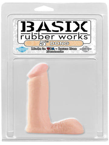 Basix Ruber Works 5in Dong Flesh