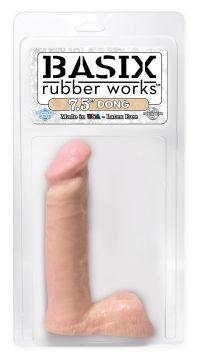 Basix Rubber Works 7.5in Dong Flesh