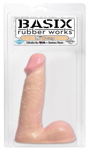Basix Rubber Works 8in Dong Flesh