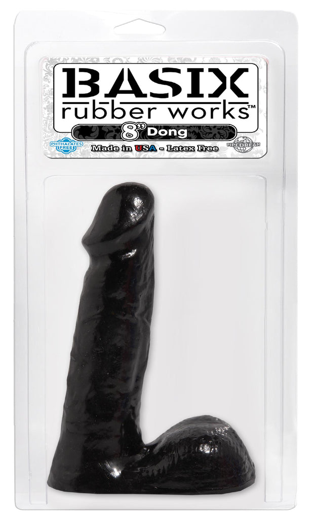 Basix Rubber Works 8in Dong Black