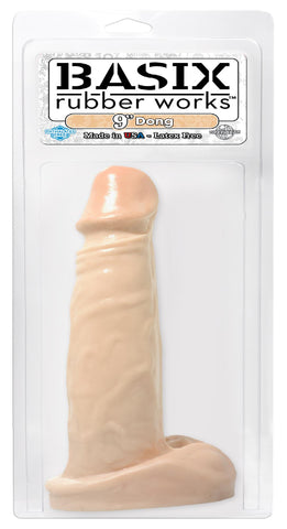 Basix Rubber Works 9in Dong Flesh