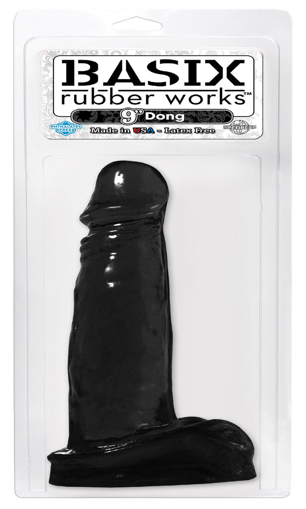 Basix Rubber Works 9in Dong Black